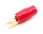 1x Gabel-Kabelschuh vergoldet für 16mm² M4  (rot)