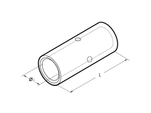 1x Stossverbinder unisoliert 0,25-0,75mm²  (DIN...