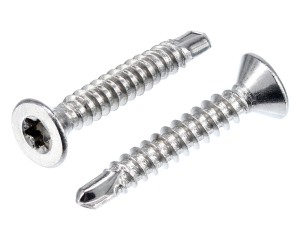 1x Bohrschraube Ø4,8x38  (DIN 7504 - Form O, A2)