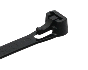 1x Kabelbinder PA6.6 schwarz 540x7,6mm  (wiederlösbar, UV-beständig)