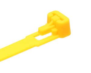 1x Kabelbinder PA6.6 gelb 540x7,6mm  (wiederl&ouml;sbar,...