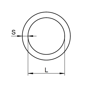 1x O-Ring geschweißt Ø30 x 3  (Art 8229, A4)