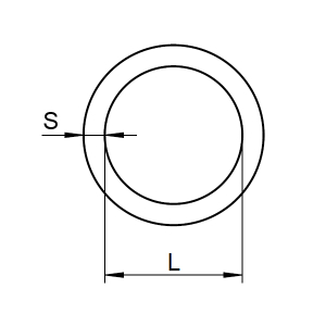 1x O-Ring geschwei&szlig;t &Oslash;30x4  (Art 8229, A4)