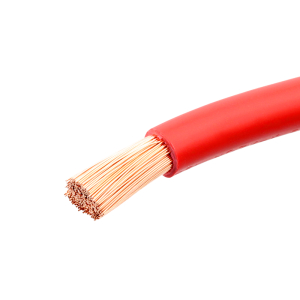 4mm² PVC Aderleitung H07V-K flexibel rot  (Meterware)