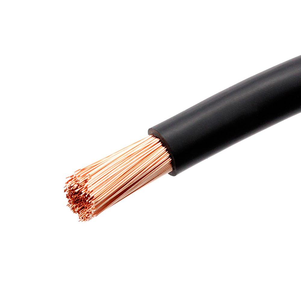 Produktbild von Flexibles PVC-Batteriekabel 25 Mm² – 10 Meter, Schwarz, 170 A, Von SplitCharge, Für Schweiß- Und Batterieanwendungen