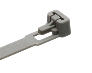 1x Kabelbinder PA6.6 grau 120x7,6mm (wiederlösbar, UV-beständig) - No, 0,01  €