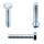 1x Sechskantschraube M20x90  (DIN 933 - 8.8, VZ)