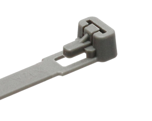1x Kabelbinder PA6.6 grau 750x7,6mm  (wiederl&ouml;sbar,...