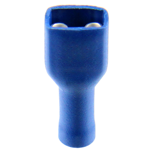 1x Flachsteckh&uuml;lse 6,3mm bis 2,5mm&sup2;  (blau, PVC...