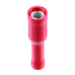 1x Rundsteckh&uuml;lse 4mm bis 1,5mm&sup2;  (rot, PVC...