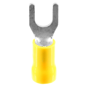 1x Gabel-Kabelschuh bis 6,0mm² M5  (gelb, PVC...