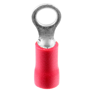 1x Ring-Kabelschuh bis 1,5mm² M4  (rot, PVC...