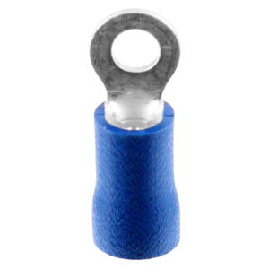 1x Ring-Kabelschuh bis 2,5mm&sup2; M3  (blau, PVC...