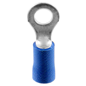 1x Ring-Kabelschuh bis 2,5mm² M4  (blau, PVC...