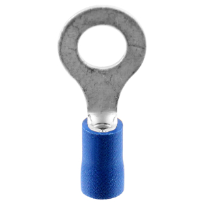 1x Ring-Kabelschuh bis 2,5mm&sup2; M6  (blau, PVC...