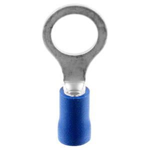 1x Ring-Kabelschuh bis 2,5mm&sup2; M8  (blau, PVC...