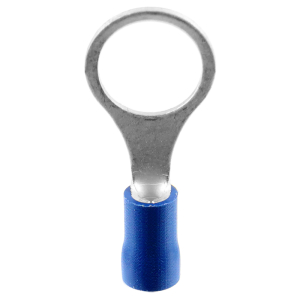 1x Ring-Kabelschuh bis 2,5mm² M10  (blau, PVC...