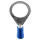 1x Ring-Kabelschuh bis 2,5mm² M12  (blau, PVC teilisoliert)