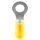 1x Ring-Kabelschuh bis 6,0mm² M6  (gelb, PVC teilisoliert)