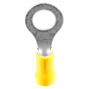 1x Ring-Kabelschuh bis 6,0mm² M8  (gelb, PVC...
