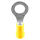 1x Ring-Kabelschuh bis 6,0mm² M8  (gelb, PVC teilisoliert)