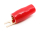 1x Gabel-Kabelschuh vergoldet für 35mm² M8  (rot)