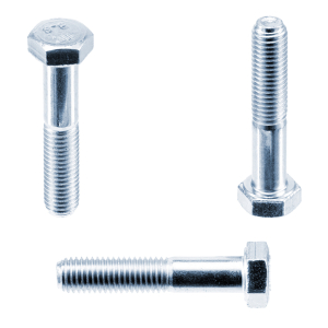1x Sechskantschraube M4x25  (DIN 931 - mit Schaft, VZ)