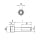 1x Zylinderschraube M8x16  (ISO 14579 - TX - 8.8, VZ)