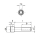 1x Zylinderschraube M10x40  (ISO 14579 - TX - 8.8, VZ)