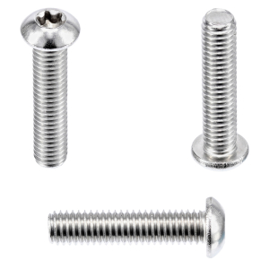 1x Linsenkopfschraube M4x40  (ISO 7380-1 - TX, A2)