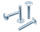 1x Flachrundschraube M16x90  (DIN 603 - 8.8, VZ)