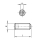 1x Gewindestift M5x40  (DIN 916, A2)