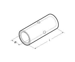 1x Stossverbinder unisoliert 50mm²  (L10-M)