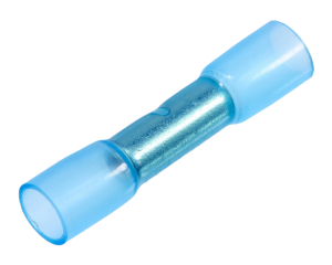 1x Warmschrumpf-Quetschverbinder blau 1,5-2,5mm&sup2;...