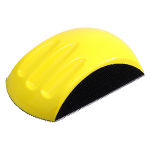Handschleifblock gelb mit Klett (Schleifscheiben Ø150mm)
